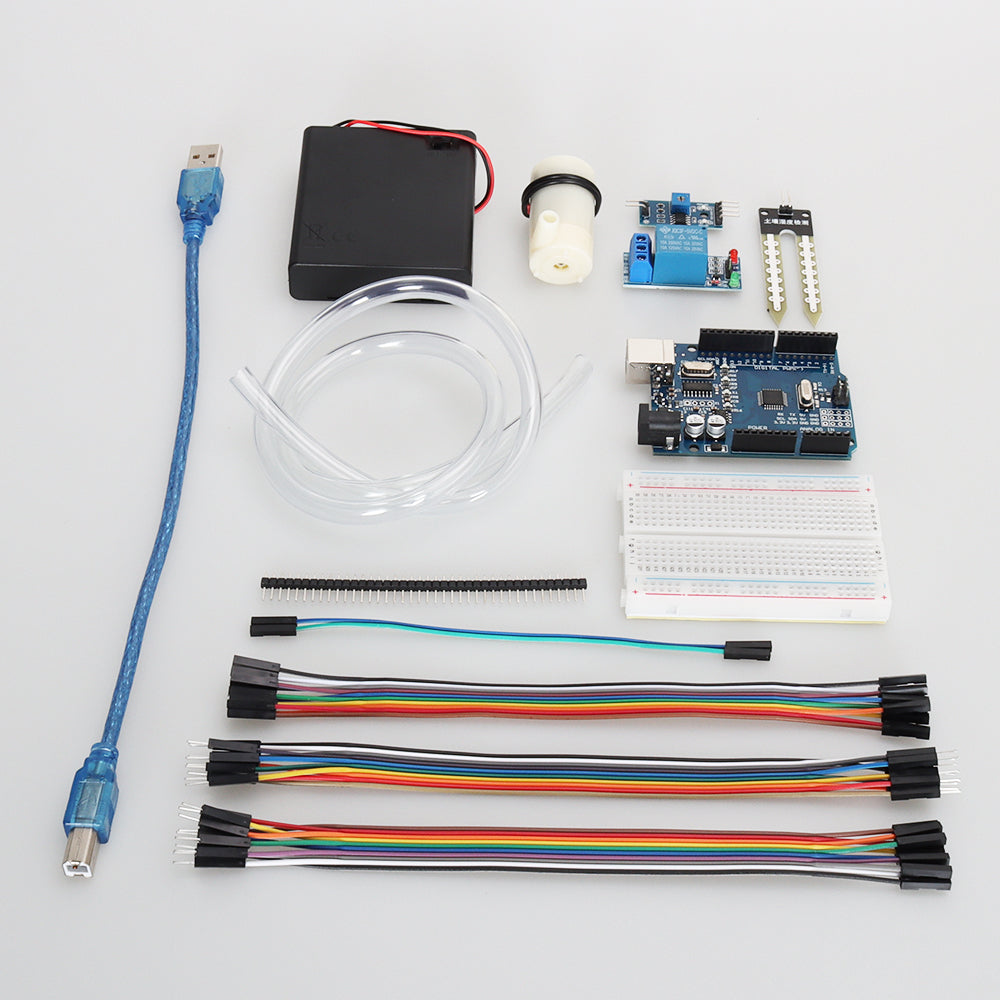 Tscinbuny ZYA0001 Starter Kit – DIY Automatic Water System Pump Kit with Electronic Modules for Arduino STEM Education & Maker Projects