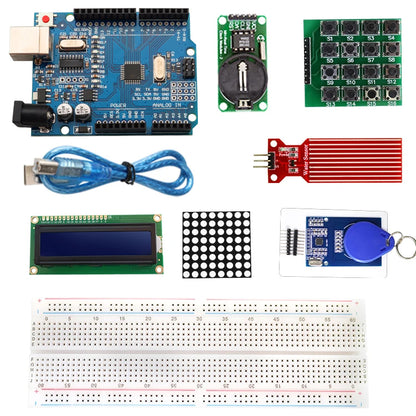 Tscinbuny ZYA0002 Starter Kit with 328 Open-Source Development Board – DIY Programmable Robot & Electronics Education Kit for STEM Projects