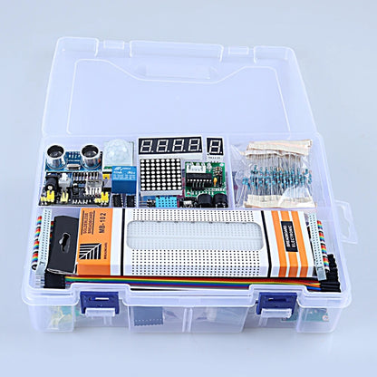 Tscinbuny ZYA0014 Starter Kit – Super STEM DIY Electronics Learning Set with Various Components for Arduino Programming Projects