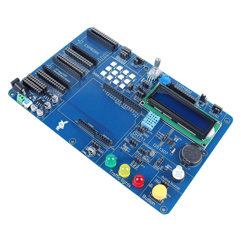 Tscinbuny ZYA0031 Starter Kit for IoT Programming – C/C++ Training Set with NANO, ESP8266, ESP32 & AVR Development Boards (PDF Tutorial Included)