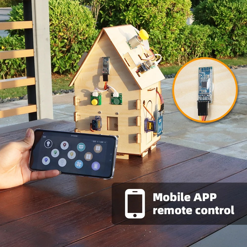 Tscinbuny ZYA0209 Starter Kit for Smart Home Projects – Professional STEM Educational DIY Programming Kit for Arduino Learning