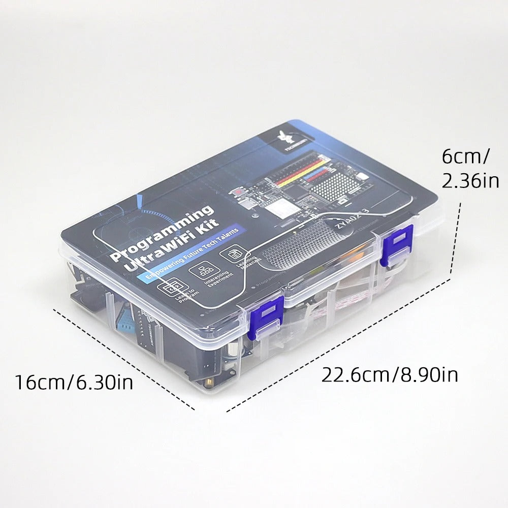 Tscinbuny ZYA0213 Starter Kit with Multiple Sensor Modules – Ultra Learning DIY Electronics & STEM Education Set for Arduino