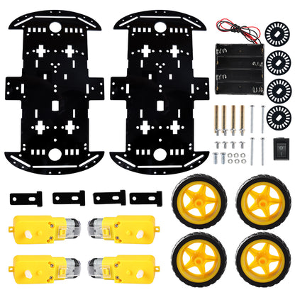 Tscinbuny ZYC0005 Smart Robot Car Kit with 4WD Chassis – DIY Educational Robotics Platform for OEM & Maker Projects