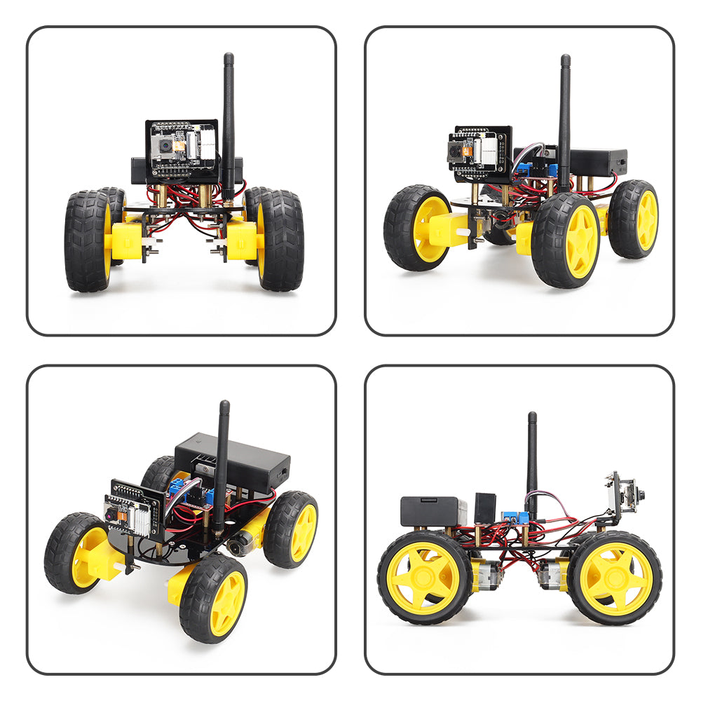 Tscinbuny ZYC0024 Smart Robot Car Kit with ESP32-CAM Module – DIY Programmable Educational Robotics Kit for Arduino Automation