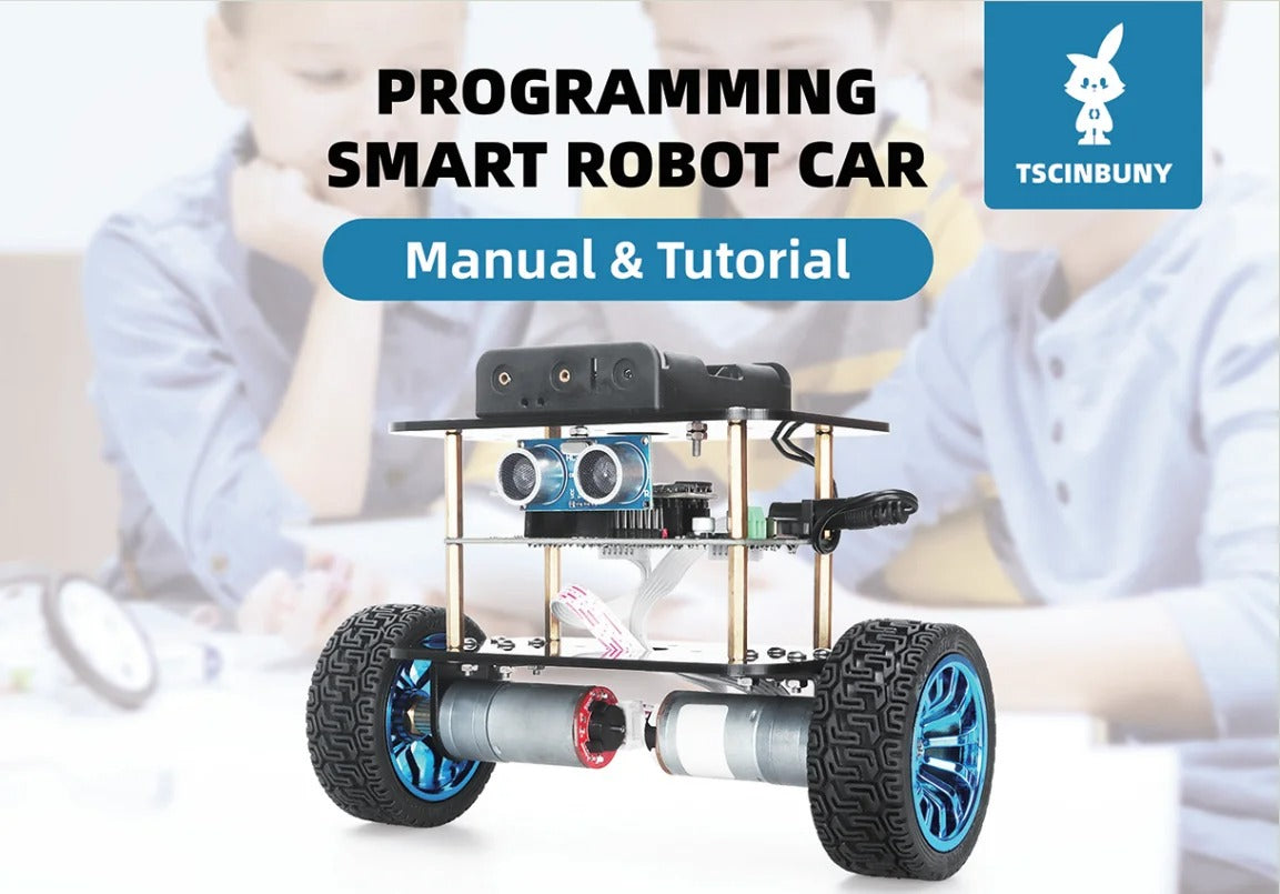 Tscinbuny ZYC0049 Smart Robot Car Kit with APP Remote Control & Ultrasonic Obstacle Avoidance – Self-Balancing Upright Robot for Development Boards