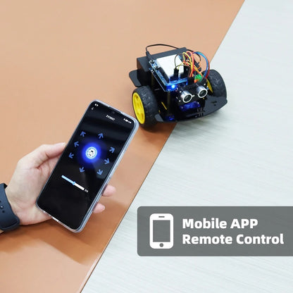 Tscinbuny ZYC0057 Smart Robot Car Kit with 2WD Development Platform – Programmable Educational Robotics Kit for Arduino & Maker Projects
