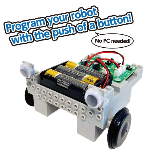 Tscinbuny ZYC0060 Smart Robot Car Kit with 3WD Key Programming – DIY Building Blocks Educational Robot for STEAM Learning & Coding Projects