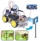 Tscinbuny ZYC0063 Smart Robot Car Kit with 4WD Wireless Control – DIY C/C++ Programmable Robotics Starter Kit for STEM Education & ArduIDE Learning