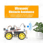 Tscinbuny ZYC0068 Smart Robot Car Kit with Double-Layer Chassis – Ultrasonic Obstacle Avoidance & Line Tracking Development Board Robot for Kids & ArduIDE Learning