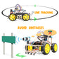 Tscinbuny ZYC0069 Smart Robot Car Kit with BLE Control & 4-Way Tracking – Obstacle Avoidance Programmable Robotic Car for Kids & Arduino Learning
