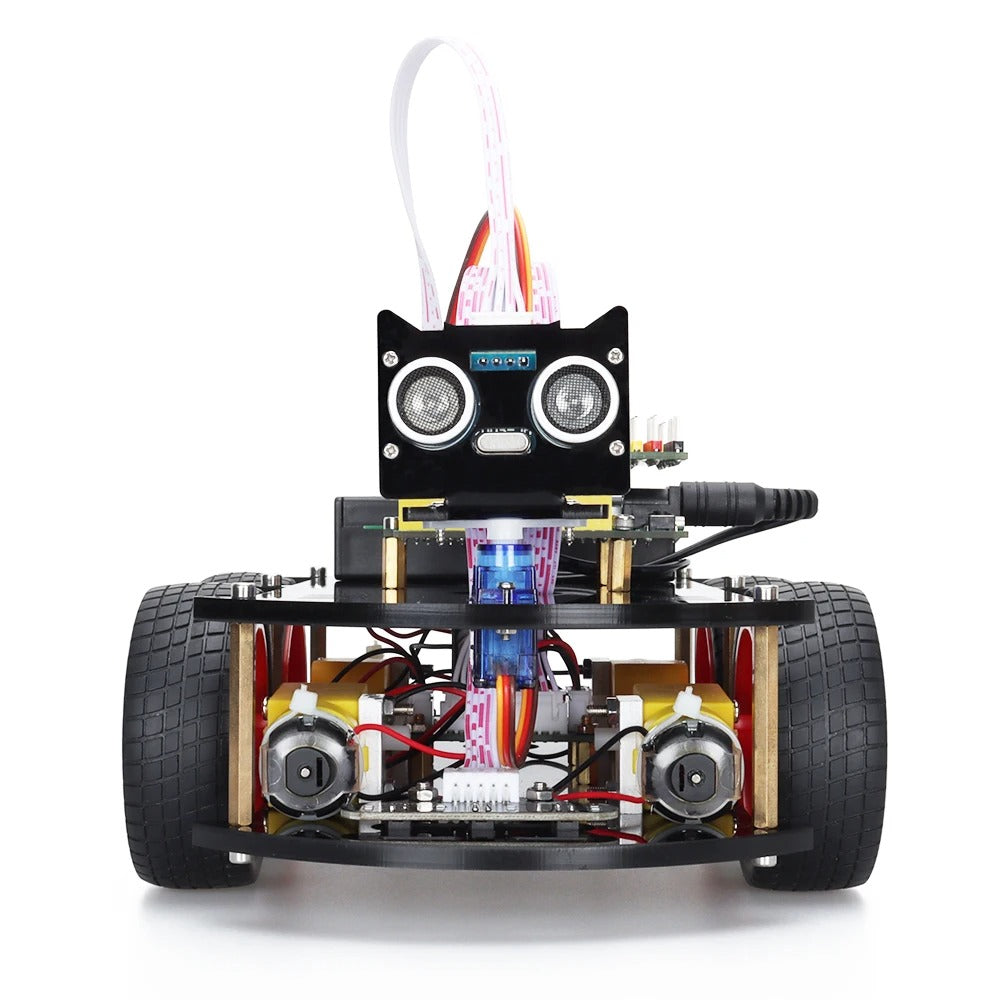 Tscinbuny ZYC0070 Smart Robot Car Kit with LGT8F328P Controller – Open-Source Programmable Robot Starter Kit for STEM Education & DIY Coding Projects