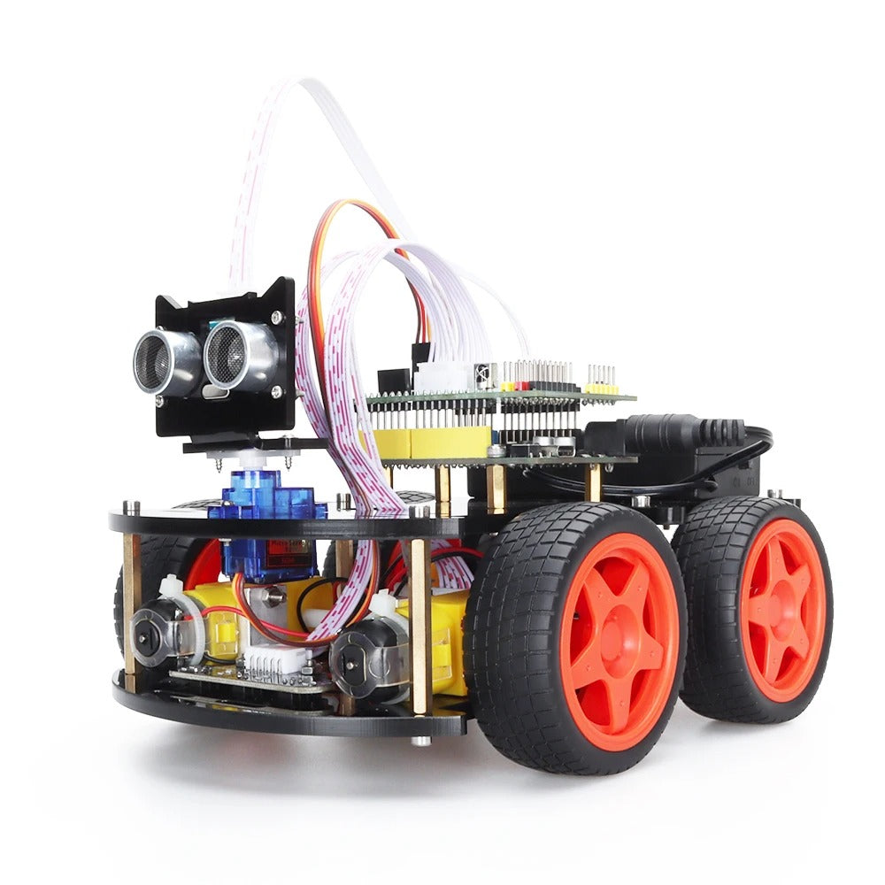 Tscinbuny ZYC0070 Smart Robot Car Kit with LGT8F328P Controller – Open-Source Programmable Robot Starter Kit for STEM Education & DIY Coding Projects