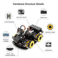 Tscinbuny ZYC0076 Smart Robot Car Kit with ESP32-CAM & ATmega328P Boards – Open-Source Programmable Robotics Starter Kit for ArduIDE Learning