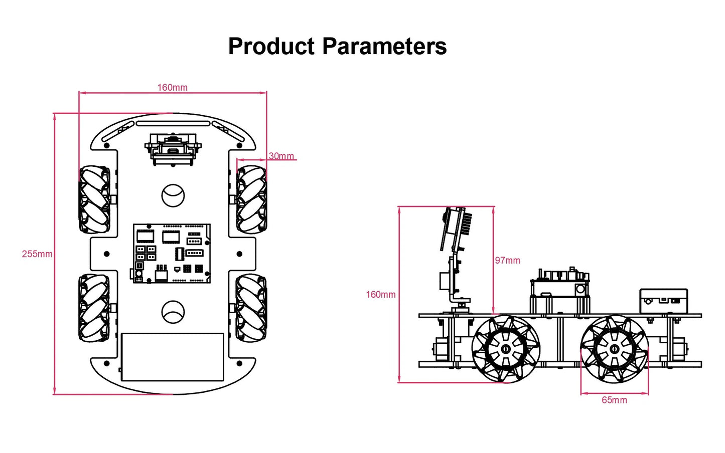Tscinbuny ZYC0076 Smart Robot Car Kit with ESP32-CAM & ATmega328P Boards – Open-Source Programmable Robotics Starter Kit for ArduIDE Learning