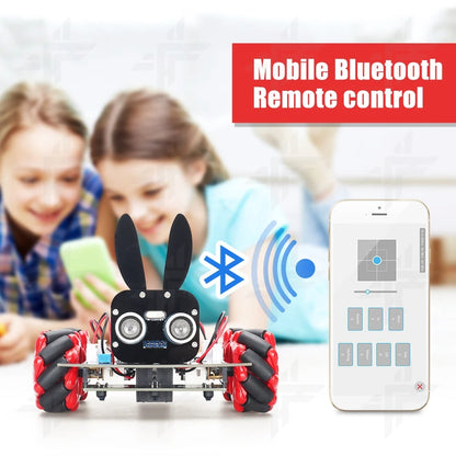 Tscinbuny ZYC0087 Smart Robot Car Kit with Pico RP2040 Controller – 4WD Open-Source Rabbit Robot for Education & Maker Projects
