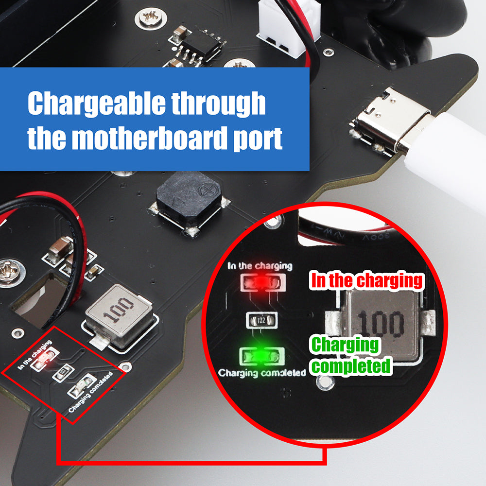Tscinbuny ZYC0094 Smart Robot Car Kit with Mecanum Wheels – Intelligent Programmable Robot for ArduIDE Learning Projects