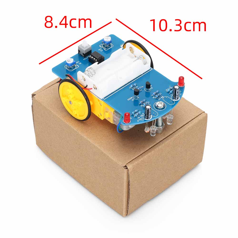 Tscinbuny ZYC0100 Smart Robot Car Kit with Line Tracking Function – DIY Intelligent Electric Toy Car for Arduino Education Projects
