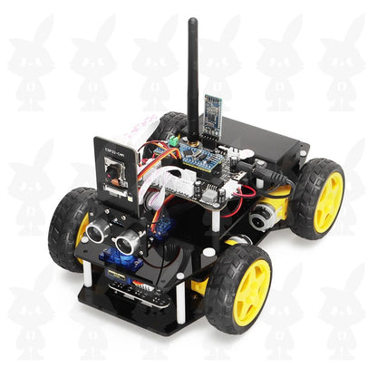 Tscinbuny ZYC0109 Smart Robot Car Kit with ESP32-CAM Module – DIY Programmable STEM Educational Robotics Starter Kit for Arduino Projects