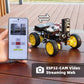 Tscinbuny ZYC0115 Smart Robot Car Kit with ESP32-CAM & Ultrasonic Sensors – 4WD WiFi Programmable Educational Robotics Starter Kit for Arduino Learning