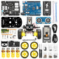Tscinbuny ZYC0115 Smart Robot Car Kit with ESP32-CAM & Ultrasonic Sensors – 4WD WiFi Programmable Educational Robotics Starter Kit for Arduino Learning