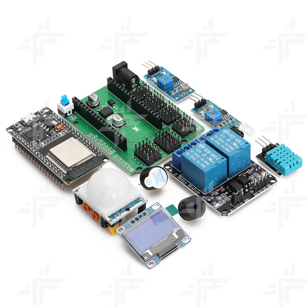 Tscinbuny ZYE0004 Starter Kit with ESP32 ESP-32S WiFi Development Board – IoT Electronic Components Kit for Arduino STEM Programmer Education