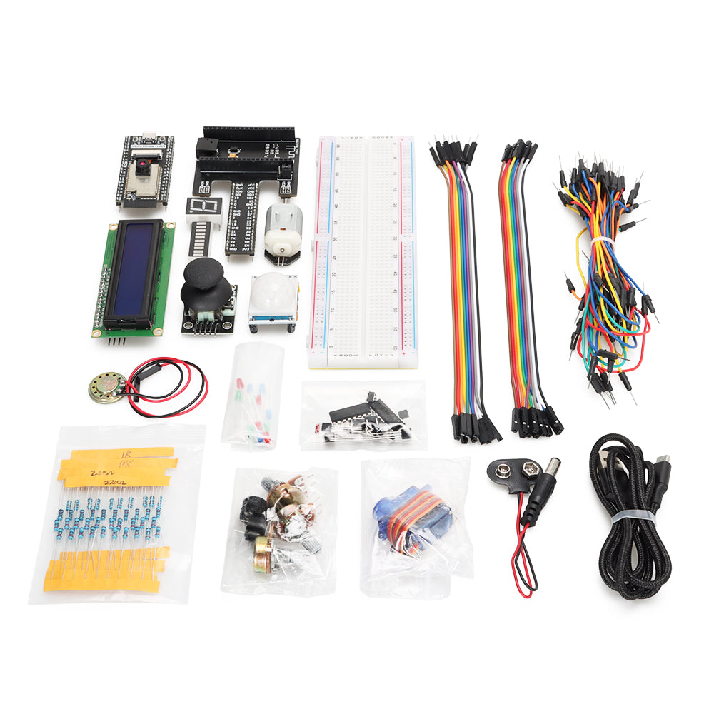 Tscinbuny ZYE0007 Starter Kit with ESP32-WROVER WiFi – DIY IoT Electronic Module & Development Kit for Arduino Programming Projects