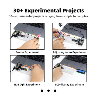 Tscinbuny ZYE0007 Starter Kit with ESP32-WROVER WiFi – DIY IoT Electronic Module & Development Kit for Arduino Programming Projects
