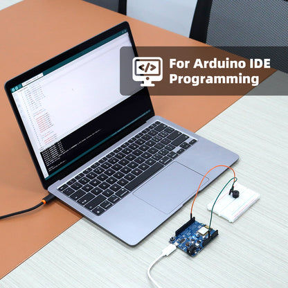 ZYE0008 Starter Kit with 328P Controller & ESP8266 WiFi Module – DIY Electronics Learning Kit for Arduino STEM Education Projects