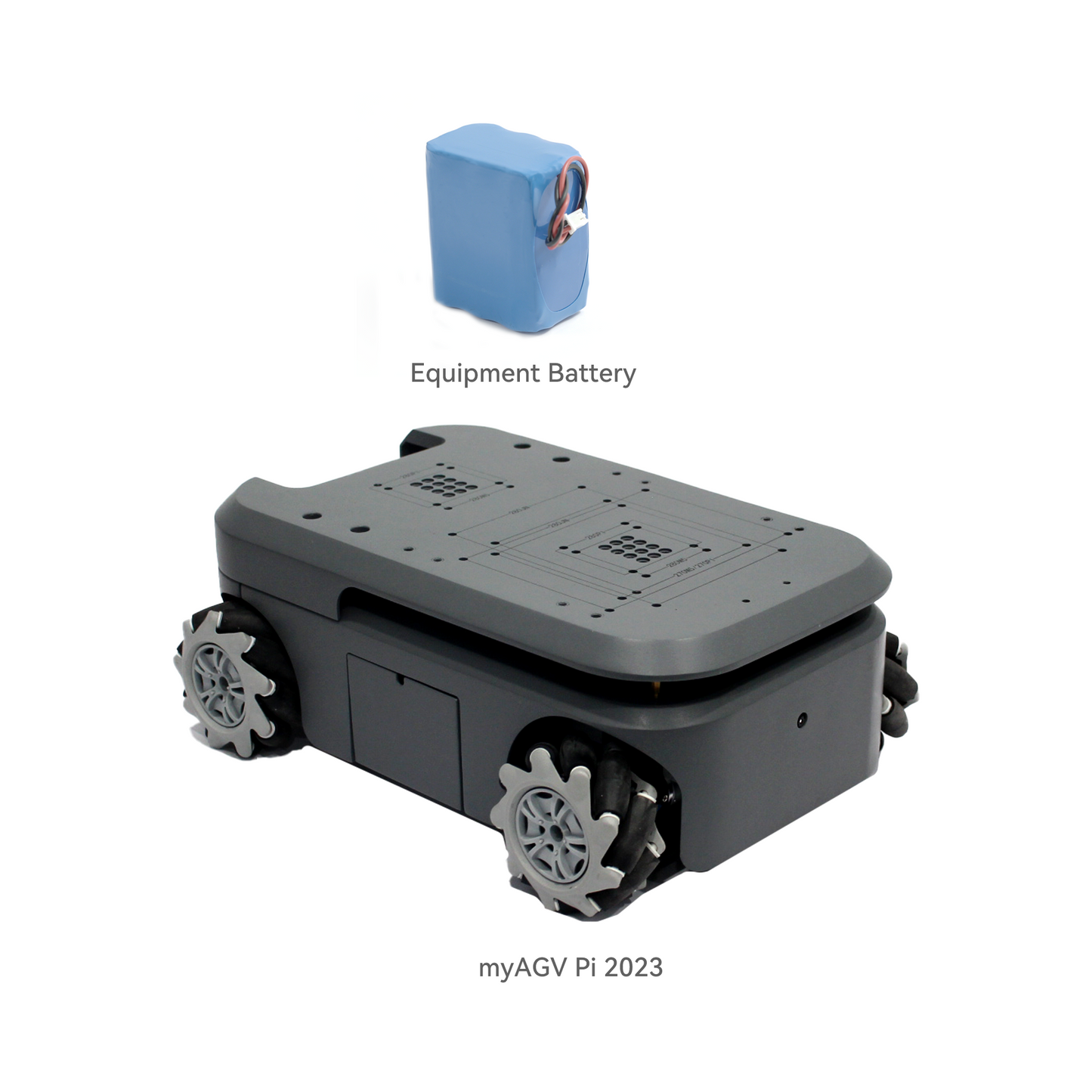 Elephant Robotics myAGV 2023 Pi - Mobile Chassis Autonomous Navigation Raspberry Pi Robot Kit 2D Mapping, Smart 4-Wheel Drive Vehicle with Gamepad