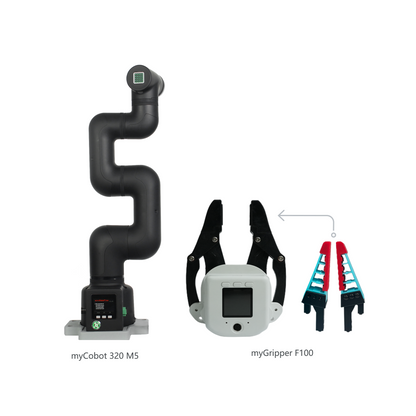 Elephant Robotics myCobot 320 M5 2022- 1kg Payload 6 DOF Collaborative Robotic Arm (with Flat Base)