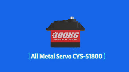 large torque CYS-BLS1800-01 100kg High-Torque Brushless Waterproof Steel Gear Battery-Powered RC Car Parts Hobby Toy Metal Motors RC Parts Accs