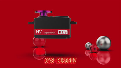 RC Car Servo CYS-BLS5507 1/10 Scale High-Speed Brushless RC Drift Car 8kg Torque Motors 43g Low Profile Metal Gear Compatible Radio Systems-Part RC Boat