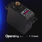Micro Servo CYS-S0300 Metal Digital Micro Iron Core Servo Motor-30g Super Light 5kg Max Forward 35kg Stall for RC Boats/Drones/Cars