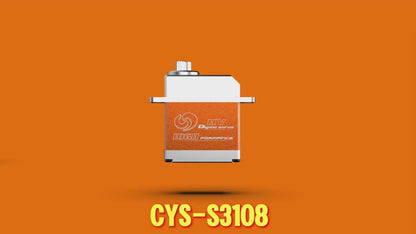 Helicopter ServoCYS-S3108-03 Full Motor 7KG Unisex 450 Size CNC Aluminum Coreless Servo Titanium Gear Radio System RC Parts Accs for Boat Airplane