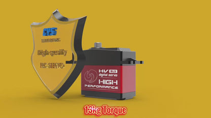 Helicopter Servo  CYS-BLS5115-02 High-Tech 7.4V 15kg Brushless RC Aluminum Middle Case Waterproof Digital Servo Steel Gear for Standard Size RC Boat Truck