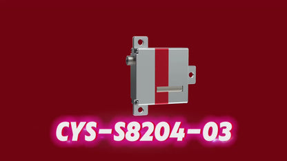 Helicopter Servo Servo CYS-S8204-01 8kg 0.10sec Digital Full Metal Aluminium Case Wing Servo for RC Drone Glider Helicopter Dual Ball Bearing