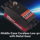 RC Car Servo CYS-S2305 Aluminum Middle Case 5kg Torque Coreless Motor Waterproof Digital Low-profile Servo with Titanium Gear for 1/10 RC Drift Car