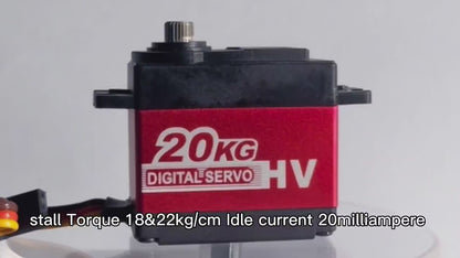 RC Car Servo CYS-S0200 Unisex Full Metal Gear Essential Radio System High 20kg Waterproof Digital Servo RC Truck Parts Unisex