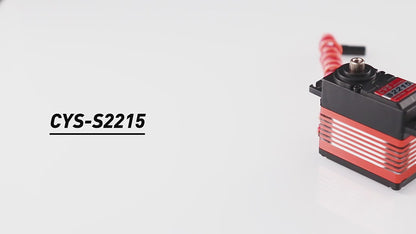 large torque CYS-S2215 High-Performance Titanium Gear Brushless Servo 15kg Aluminum 0.12sec Speed CNC Coreless Design for FPV Systems RC Metal Toy for