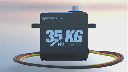 large torque CYS-W0350 35KG Full Metal Case Iron Core Motor Servo for RC Boat Car Waterproof Servos Hobby Steel for Airplane RC Parts Accs"