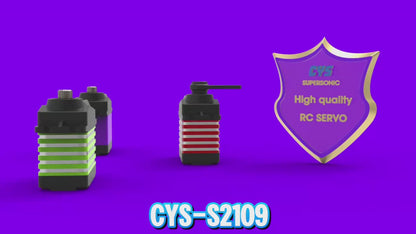 RC Car Servo CYS-S2109 Unisex SG90 Robot Toy 54g 10kg*cm Torque Servo Digital Drive RC Airplanes Drift Cars GPS Boat Ti Gear Metal Battery Connector PC