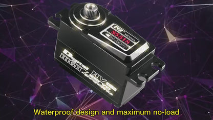 RC Car Servo CYS-S5518 Waterproof Brushless Servo Motor for RC Drift Car High Speed Low-Profile Titanium Gear Brushless Motor for Boat Use