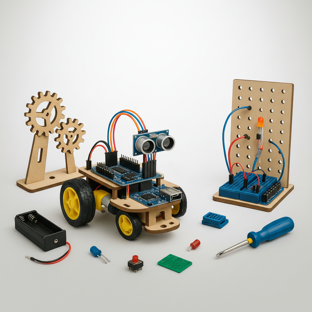 STEM Robotics DIY Kits - Enhanced Gradient Background